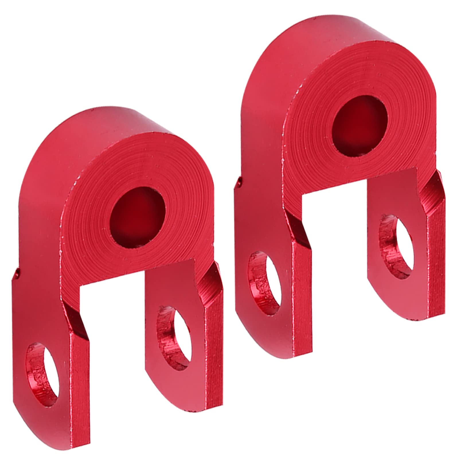 Motorradabsorber Riser, 2pcs Höhenverlängerung Stoßdämpfer -Buch -U -up Riser -Suspension Aluminiumlegierung Hochdämpfungsvorrichtung (Keine Schrauben) von FILFEEL
