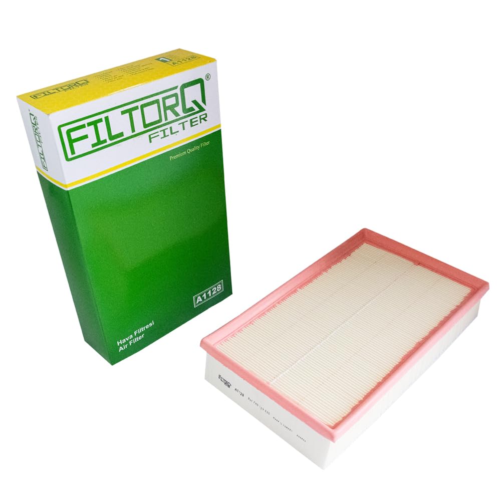 FILTORQ FILTER A 1128 Luftfilter – kompatibel für VW(Volkswagen) Caravelle Transporter T5 T6 1.9 TDI, 2.0 TDI, 2.0 TSI, 2.5 TDI, 3.2 V6 von FILTORQ FILTER