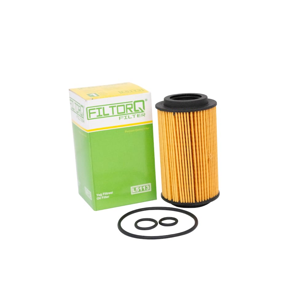 FILTORQ FILTER L 5113 Ölfilter – Ölfilter Satz mit Dichtung/Dichtungssatz kompatibel für A-Klasse (W176), B-Klasse (W246/W242), C-Klasse (W/C/S 204,205/C117/X117), E-Klasse (W/S212) von FILTORQ FILTER