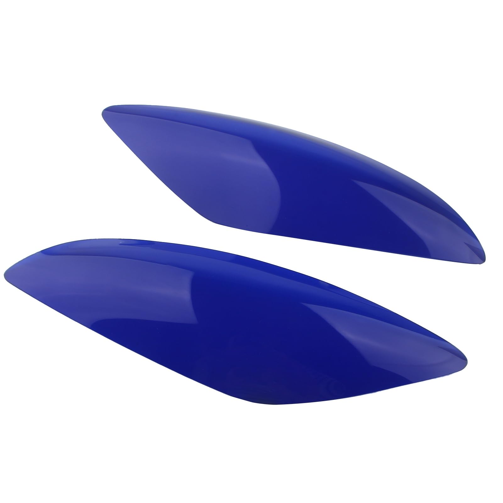 FINMOKAL 2-teiliger Motorrad-Frontscheinwerfer-Objektivschutz, kompatibel mit Yamaha FZ6 2006 2007 2008–2009 (blau) von FINMOKAL