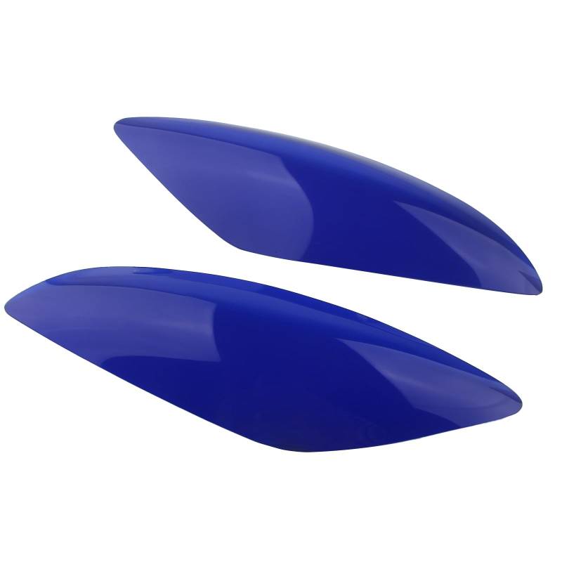 FINMOKAL 2-teiliger Motorrad-Frontscheinwerfer-Objektivschutz, kompatibel mit Yamaha FZ6 2006 2007 2008–2009 (blau) von FINMOKAL