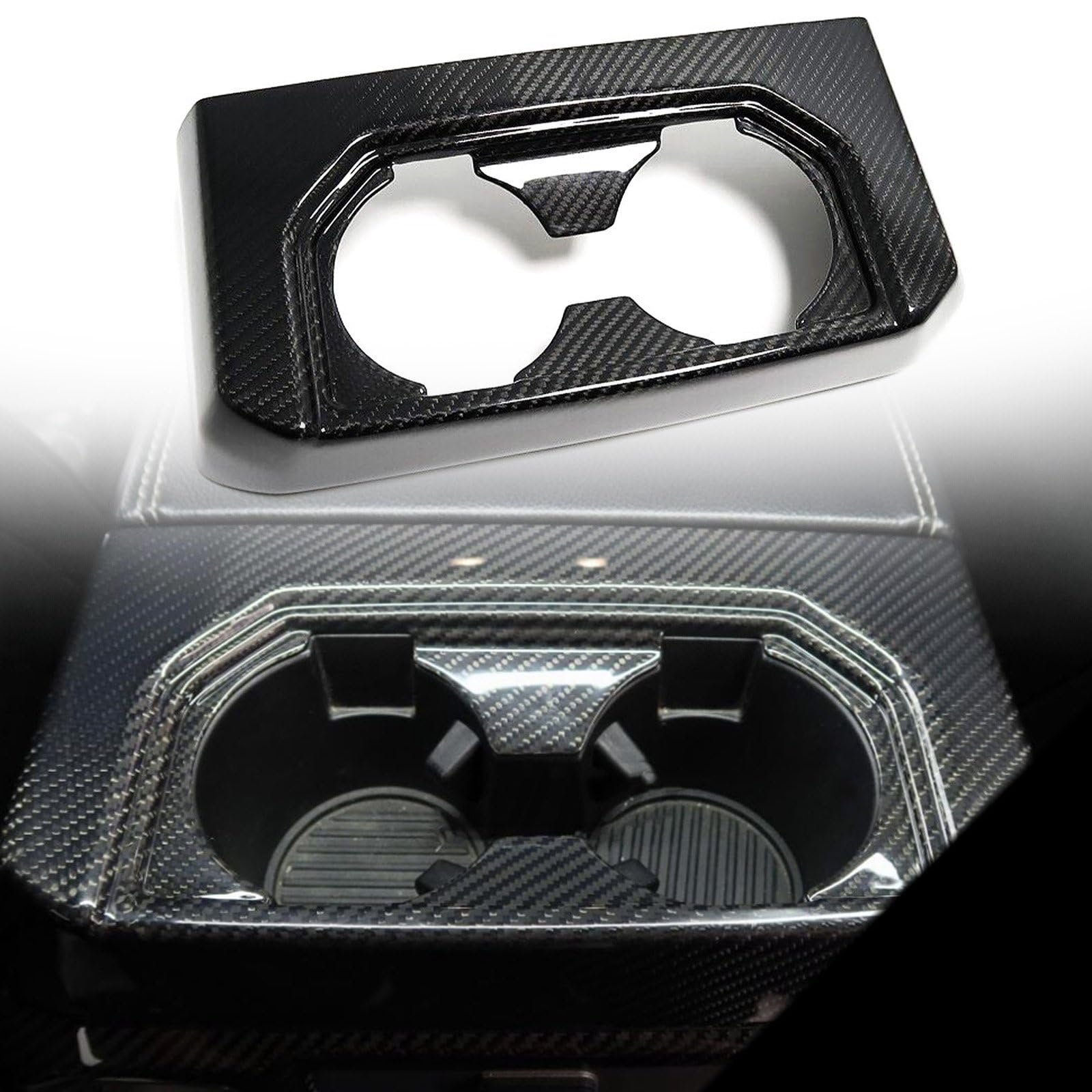 FINMOKAL Abdeckung für Wasserbecherhalter für Rücksitz, aus echter Karbonfaser, kompatibel mit Ford F150 F 150 2015 2016 2017 2018 2019-2020 FINMOKAL Abdeckung für Wasserbecherhalter für Rücksitz, aus echter Karbonfaser, kompatibel mit Ford F150 F 150 2015 2016 2017 2018 2019-2020 von FINMOKAL