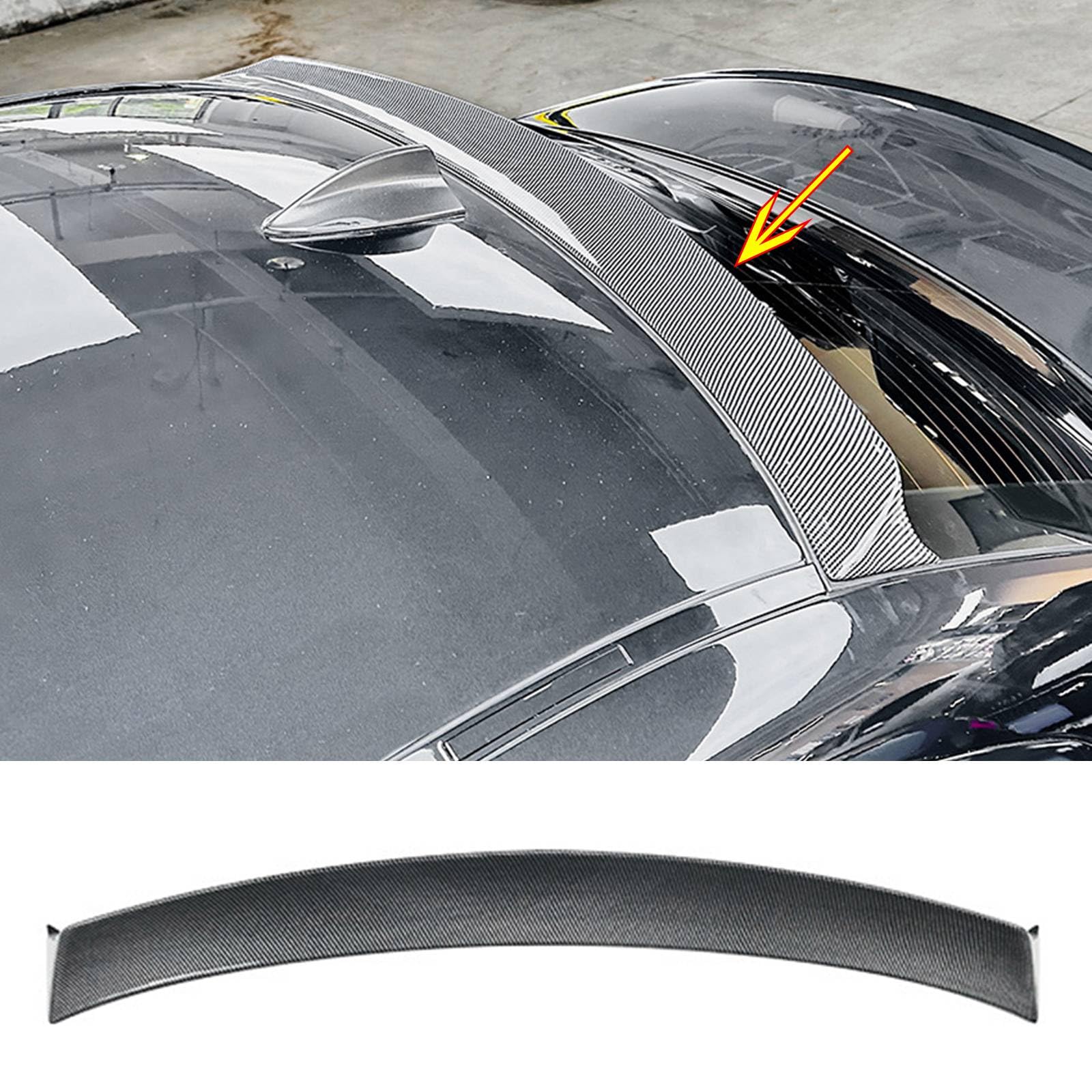 FINMOKAL Auto Heckspoiler Dachspoiler Kotflügel Splitter Kompatibel mit BMW 1er E82 Coupe 120i 128i 135i M1 2008-2013, Kohlefaseroptik FINMOKAL Auto Heckspoiler Dachspoiler Kotflügel Splitter Kompatibel mit BMW 1er E82 Coupe 120i 128i 135i M1 2008-2013, Kohlefaseroptik von FINMOKAL