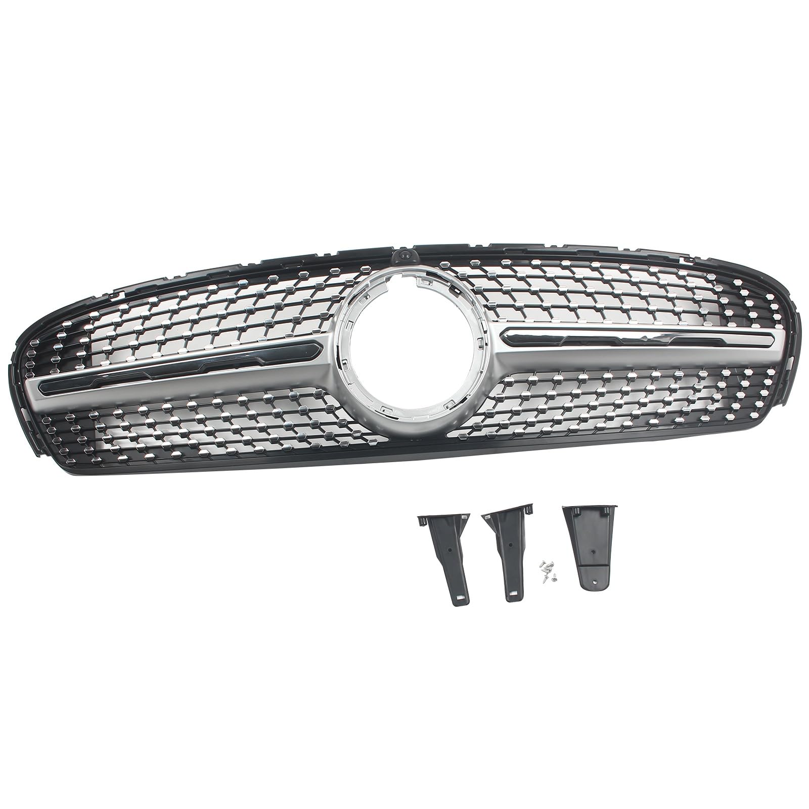 FINMOKAL Diamond Grill Frontstoßstangengitter kompatibel mit Benz GLC Klasse W253 X253 Sport 2020-2022 FINMOKAL Diamond Grill Frontstoßstangengitter kompatibel mit Benz GLC Klasse W253 X253 Sport 2020-2022 von FINMOKAL