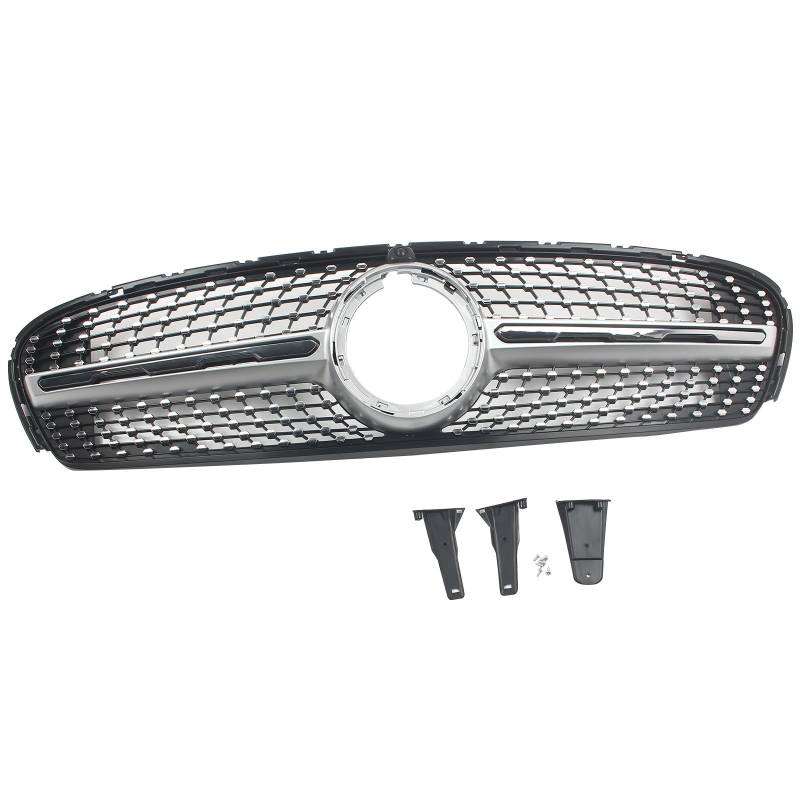 FINMOKAL Diamond Grill Frontstoßstangengitter kompatibel mit Benz GLC Klasse W253 X253 Sport 2020-2022 von FINMOKAL