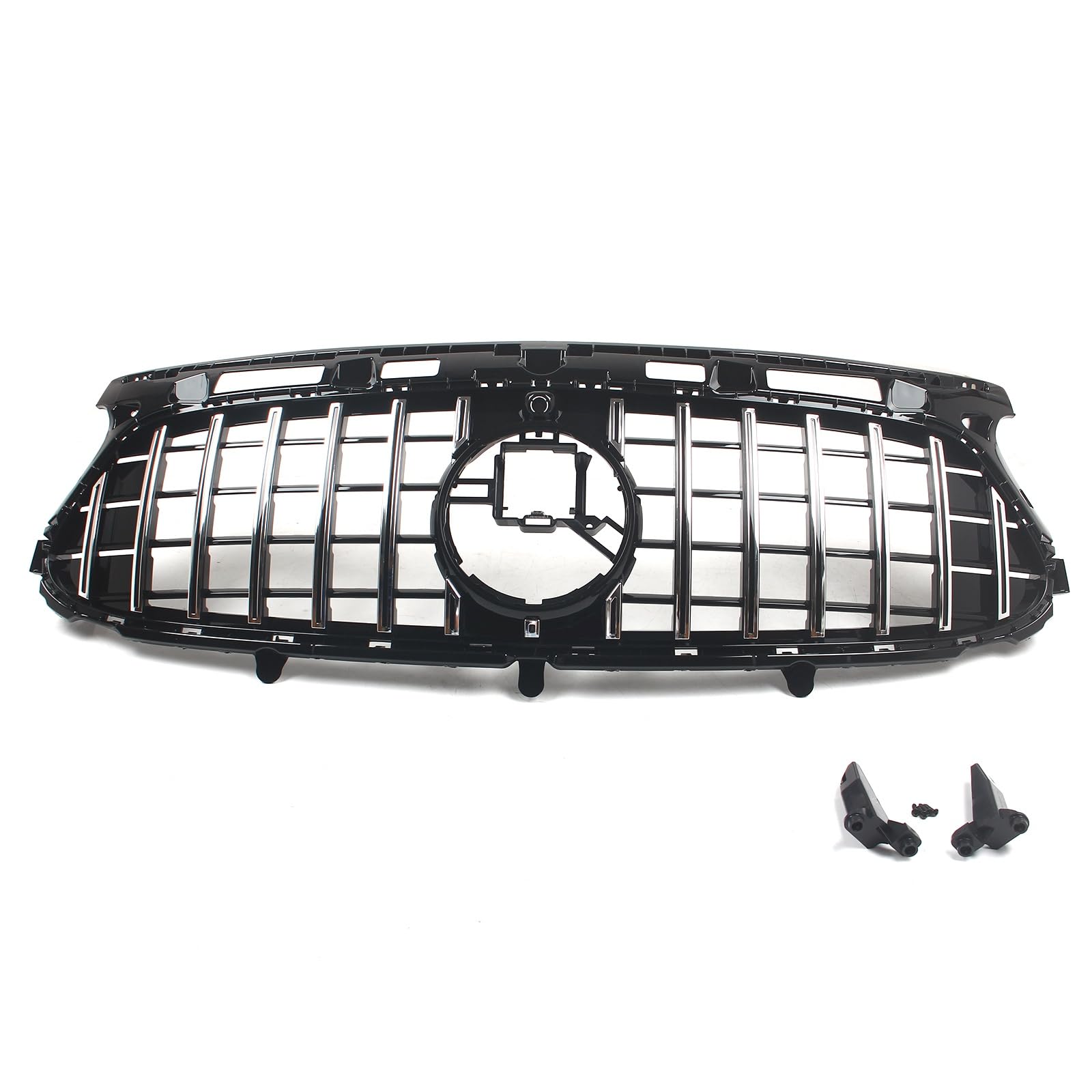 FINMOKAL Frontstoßstangengitter GT-Stil mit Kameraloch kompatibel mit Benz GLA-Klasse H247 Sport GLA200 GLA250 2021+ FINMOKAL Frontstoßstangengitter GT-Stil mit Kameraloch kompatibel mit Benz GLA-Klasse H247 Sport GLA200 GLA250 2021+ von FINMOKAL
