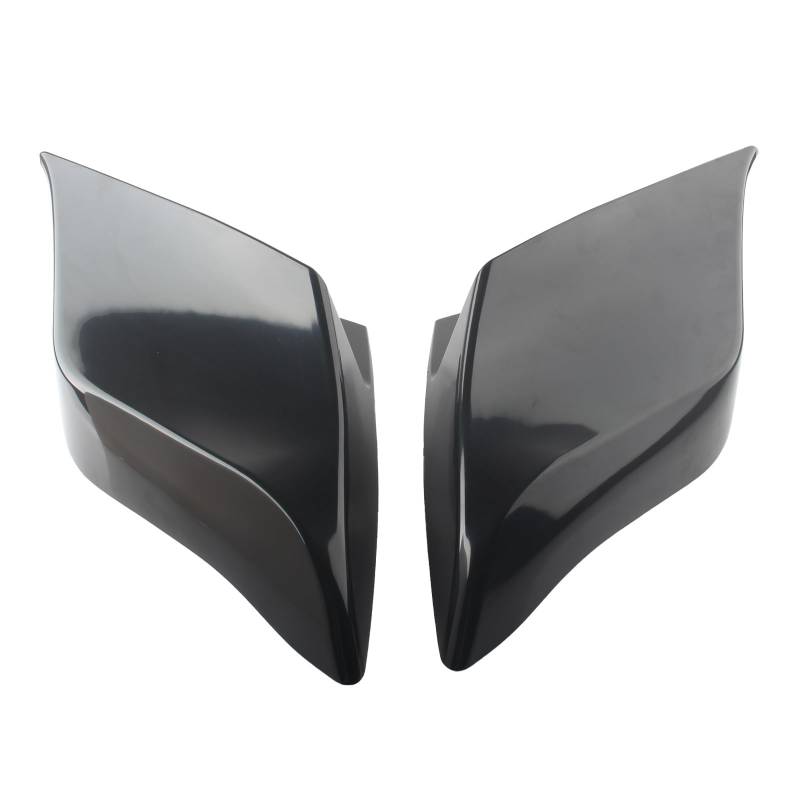 FINMOKAL Glänzende schwarze gestreckte Seitenabdeckungen, passend für Road King FLHR Special FLHRXS Limited FLHTK/Low FLHTKL Ultra Limited Low FLHTKL CVO Limited FLHTKSE Street Glide FLHX von FINMOKAL