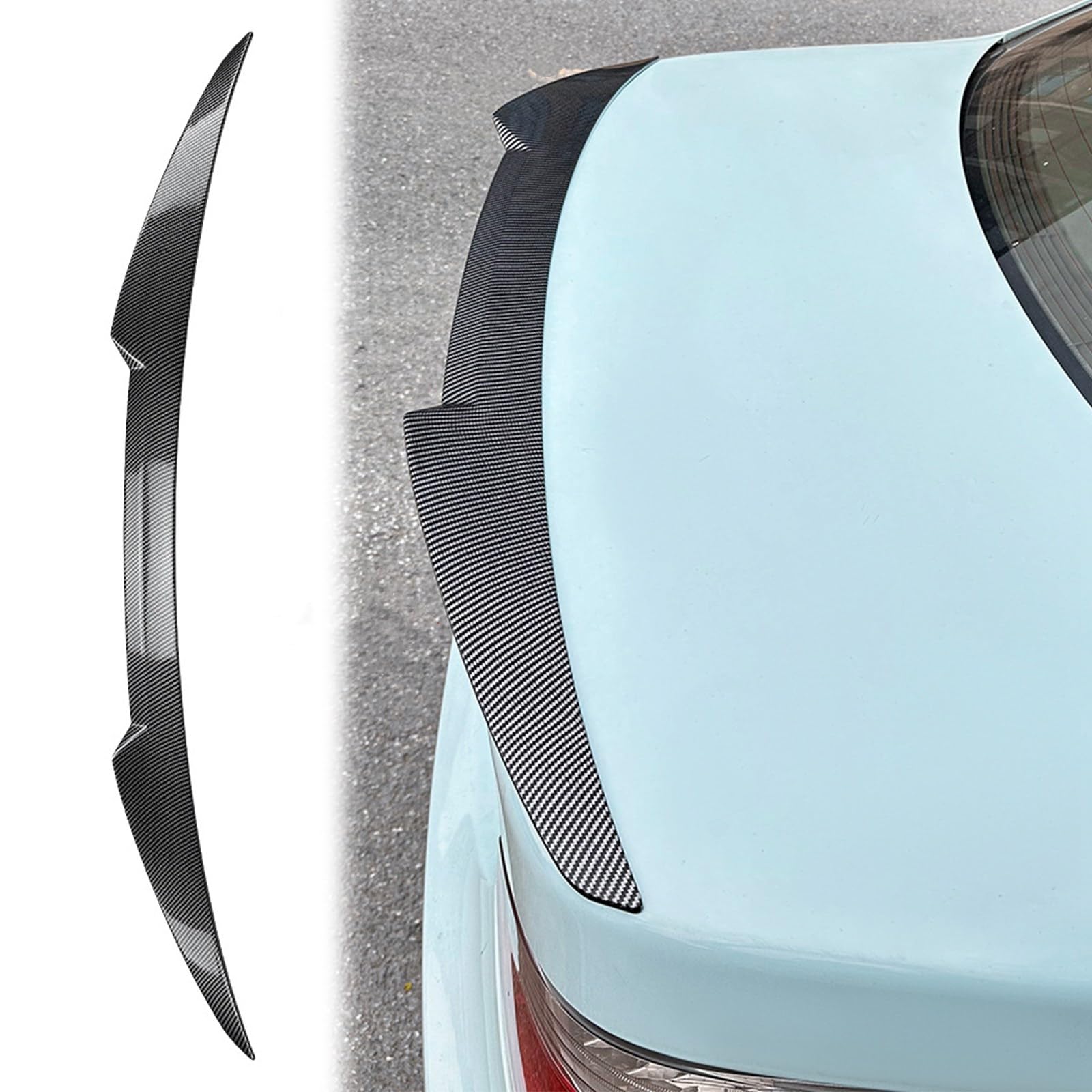 FINMOKAL Heckspoilerlippe aus Karbonfaser, kompatibel mit BMW 5er E60 Limousine 2004-2010, PSM-Style Heckspoiler FINMOKAL Heckspoilerlippe aus Karbonfaser, kompatibel mit BMW 5er E60 Limousine 2004-2010, PSM-Style Heckspoiler von FINMOKAL