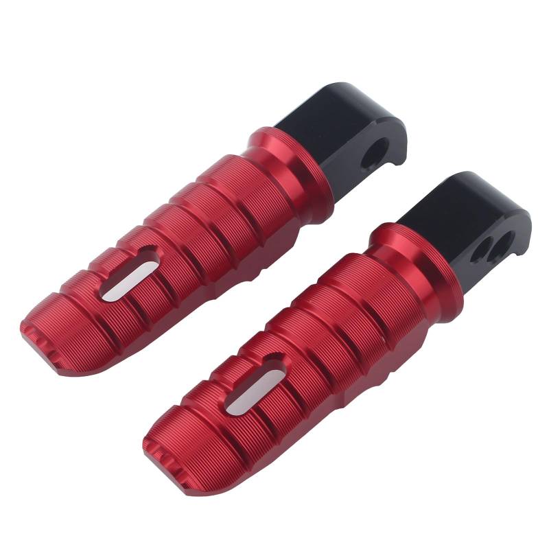 FINMOKAL Hintere Fußrasten Fußrasten Rot Kompatibel mit Yamaha MT-09 MT-07 FZ-07 FJ-09 YZF R7 XSR 700 FJ09 Tracer 9/ GT/GT+ 2021-2024 von FINMOKAL