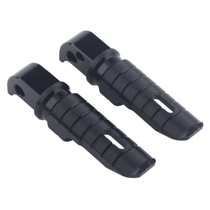 FINMOKAL Hintere Fußrasten Schwarz Kompatibel mit Yamaha MT-09 MT-07 FZ-07 FJ-09 YZF R7 XSR 700 FJ09 Tracer 9/ GT/GT+ 2021-2024 von FINMOKAL