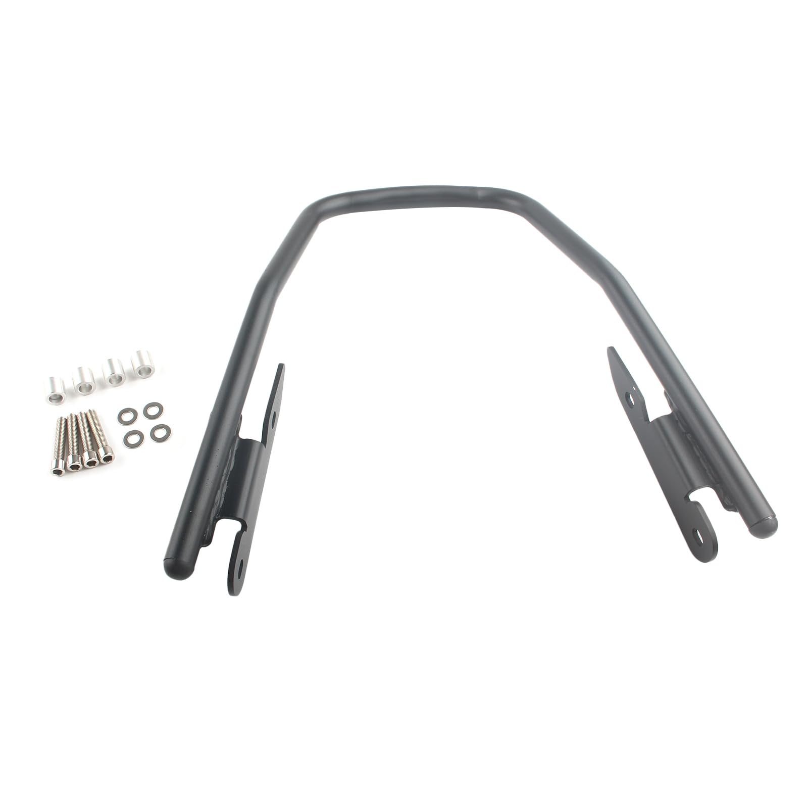 FINMOKAL Motorrad Beifahrer Hinterhand Haltegriffe Stahlgriff Haltegriff Rücksitzschiene Kompatibel für Trident 660 2021–2022 von FINMOKAL