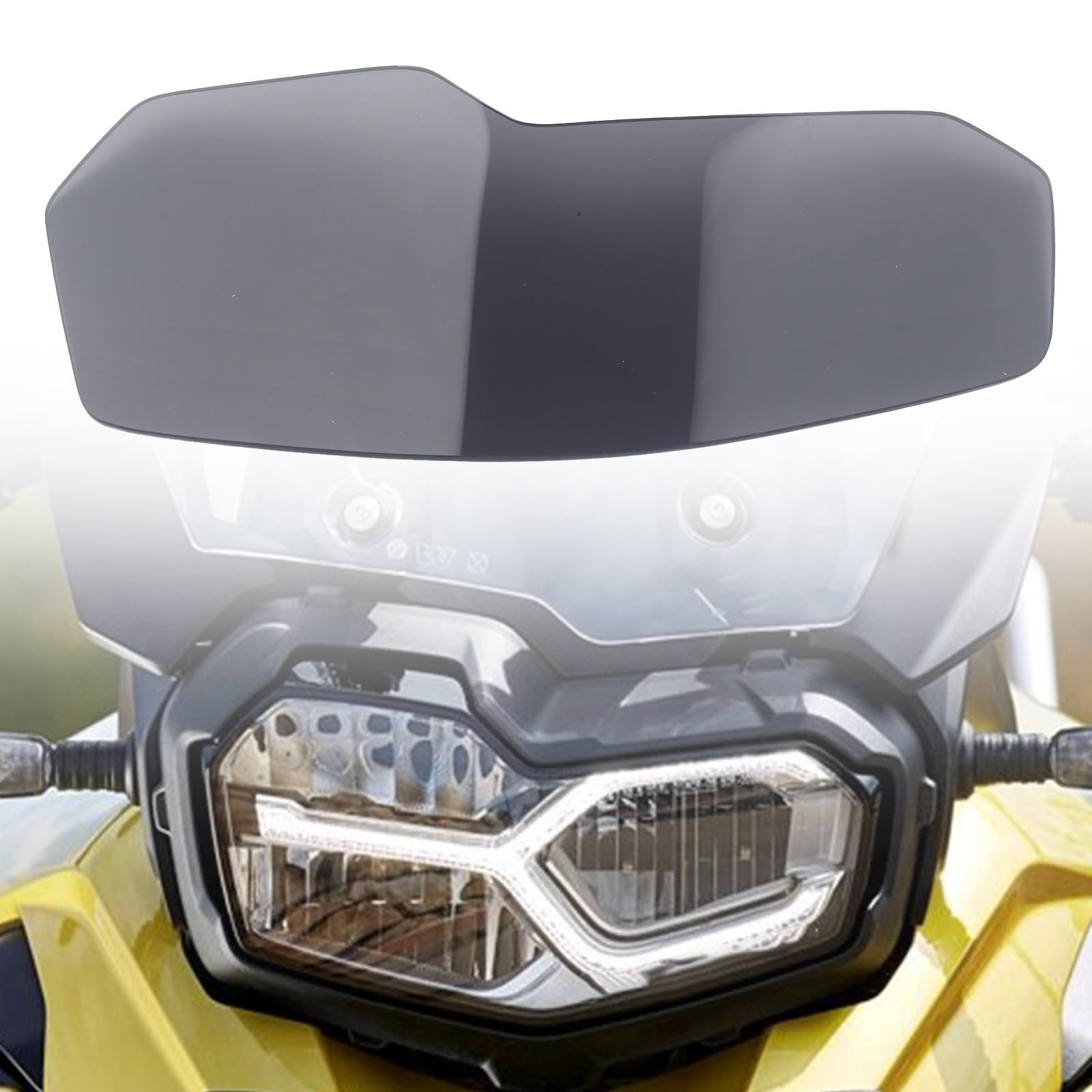 FINMOKAL Motorrad-Frontscheinwerferabdeckungen, Linsenabdeckung, Schutzschutz, kompatibel mit BMW F750GS F850GS ADV 2018–2023, Grau FINMOKAL Motorrad-Frontscheinwerferabdeckungen, Linsenabdeckung, Schutzschutz, kompatibel mit BMW F750GS F850GS ADV 2018–2023, Grau von FINMOKAL