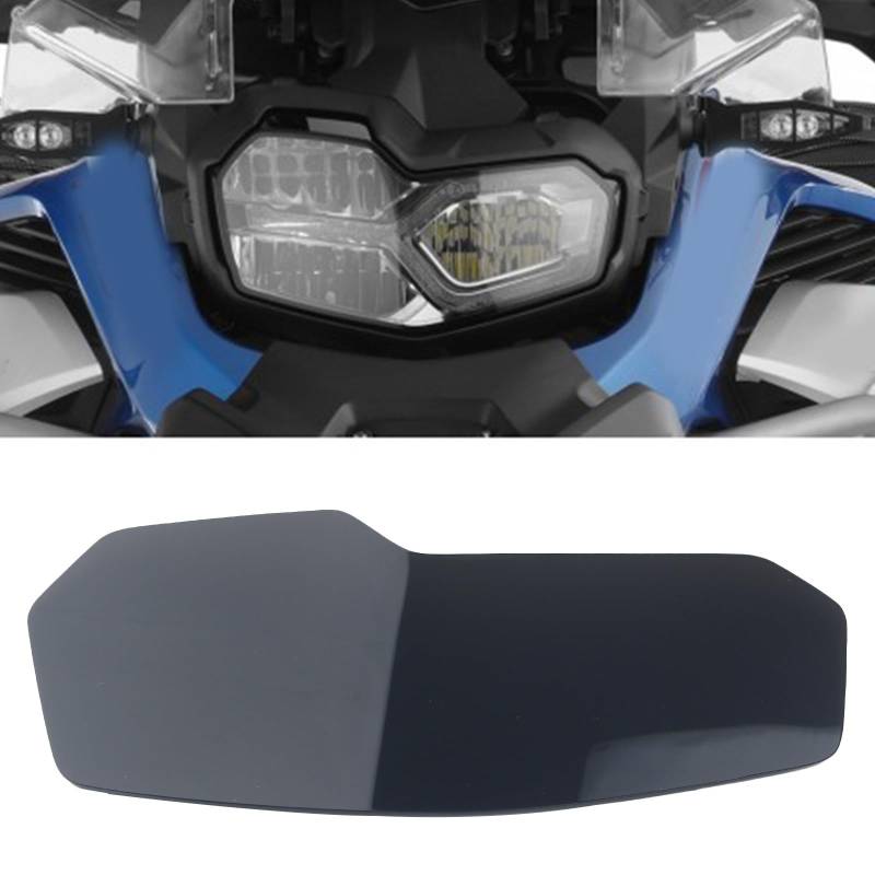 FINMOKAL Motorrad-Scheinwerferabdeckungen, Bildschirmlinsenabdeckung, Schutzschutz, kompatibel mit BMW F750GS F850GS ADV 2018–2023, Schwarz von FINMOKAL
