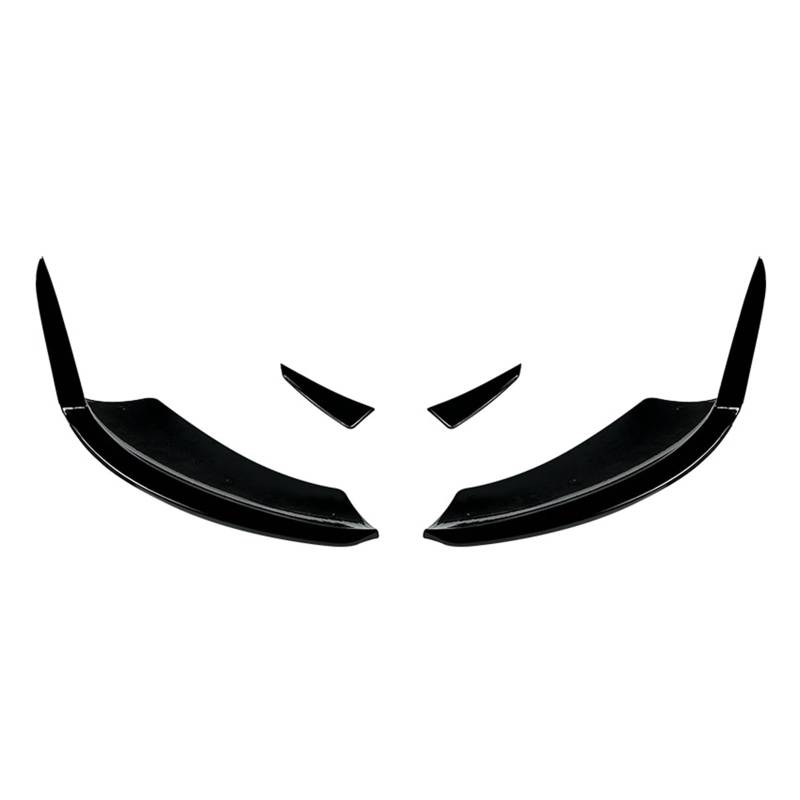 FINMOKAL Schwarz Frontstoßstange Seitenspoiler Lüftungsschlitz Splitter Trim Body Kit Kompatibel mit Benz A Klasse W177 V177 A180 A35 AMG 2023+ von FINMOKAL