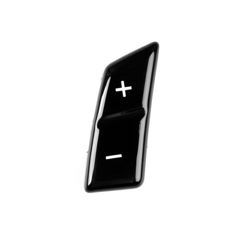 FINMOKAL Schwarze Lenkrad-Lautstärke-Tastenabdeckung Blende kompatibel mit BMW 1er E81 E82 E87 E88 2006-2011 3er Serie E90 E92 E93 M3 2007-2013 X1 E84 von FINMOKAL