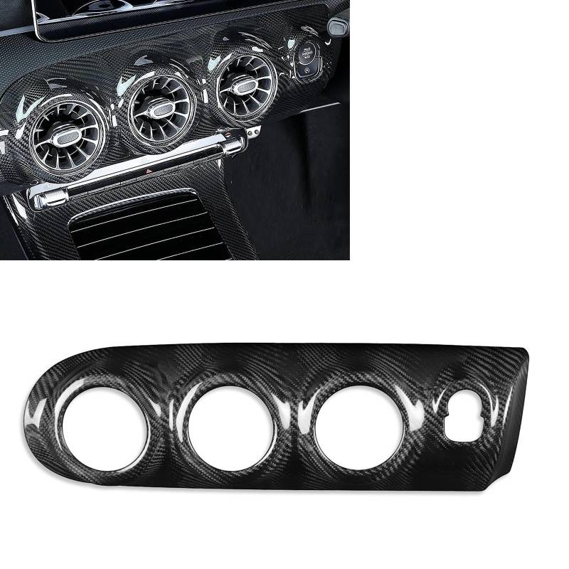 FINMOKAL Trockene Kohlefaser-Auto-Luftauslass-Abdeckung, kompatibel mit Benz W118 CLA 2020–2022 (nur passend für Rechtslenker-Fahrzeuge) von FINMOKAL