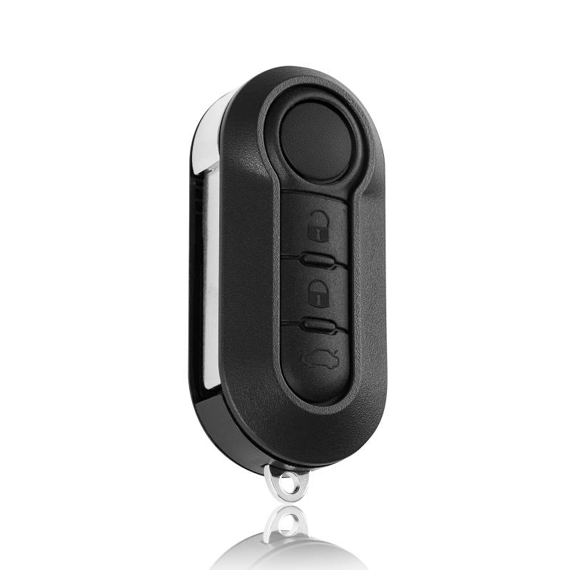FINTERRY Auto Schlüsselgehäuse Autoschlüssel Schlüssel für FIAT 500 Brava Bravo Grande Punto Panda Croma Linea Ducato Fernbedienung Schlüsselhülle 2-Tasten Ersatz Funkschlüssel Gehäuse Klappschlüssel von FINTERRY