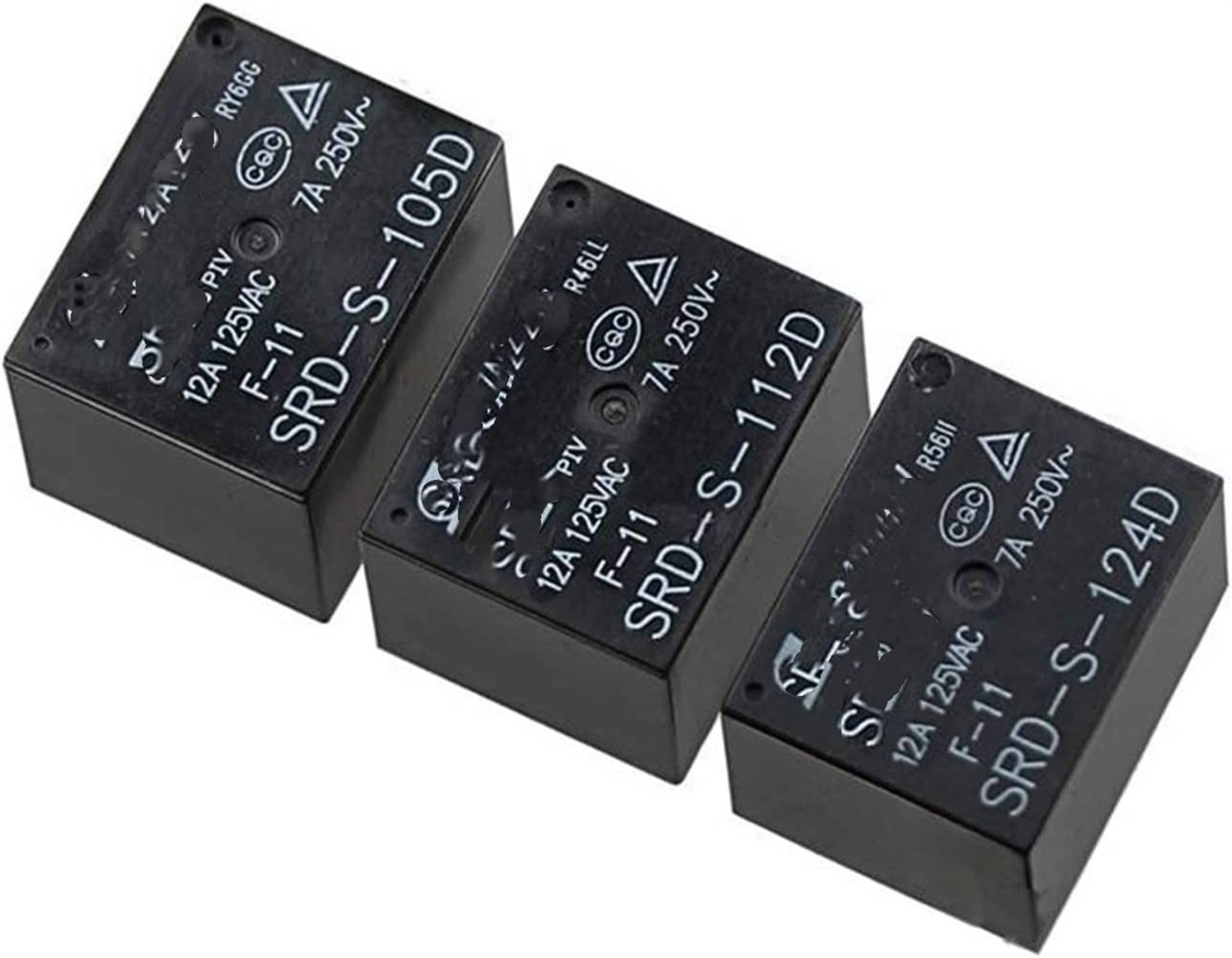 Elektronische Teile Relais Relais DIP5 SRD-S- 105D 112D 124D 5V 12V 24V T73 10A (Color : 10 Pieces-, Size : SRD-S-124D 5pin) von FITTAR