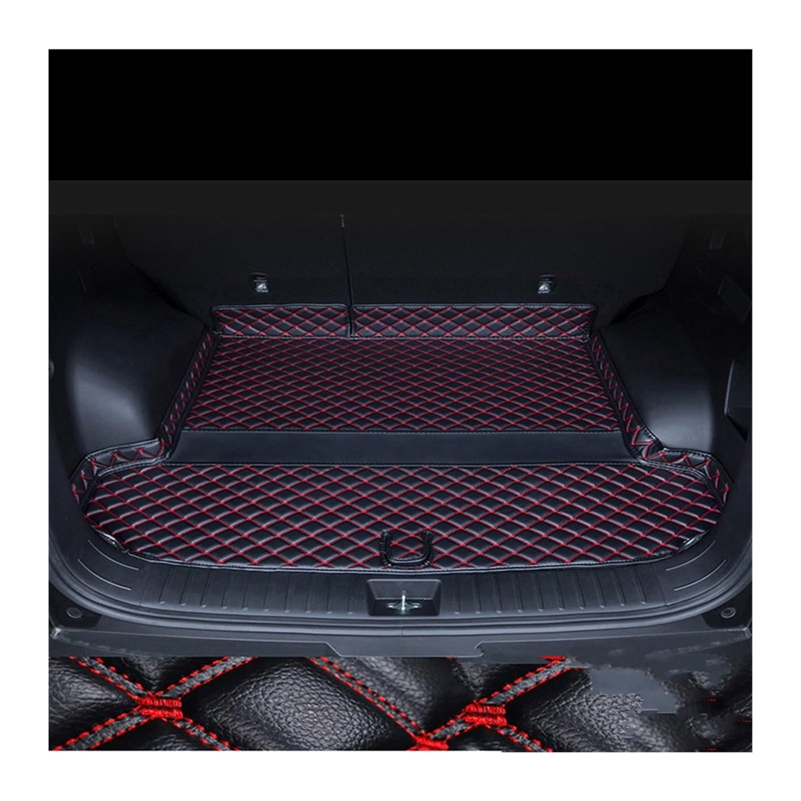 Auto Kofferraum Schutzmatte Für Hyundai Für Tucson 2021-2023 Für NX4 N Auto Stamm Schutz Matten Linie Cargo-Liner Teppiche Pad Innen Boot (Farbe : 1 pcs A) von FIYFIOW