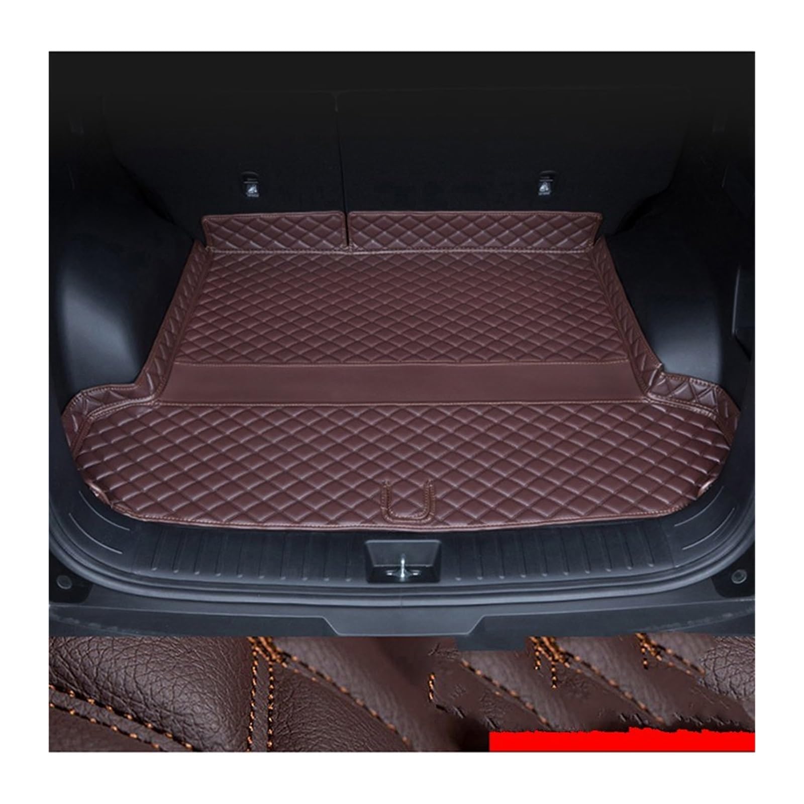 Auto Kofferraum Schutzmatte Für Hyundai Für Tucson 2021-2023 Für NX4 N Auto Stamm Schutz Matten Linie Cargo-Liner Teppiche Pad Innen Boot (Farbe : 1 pcs B) von FIYFIOW