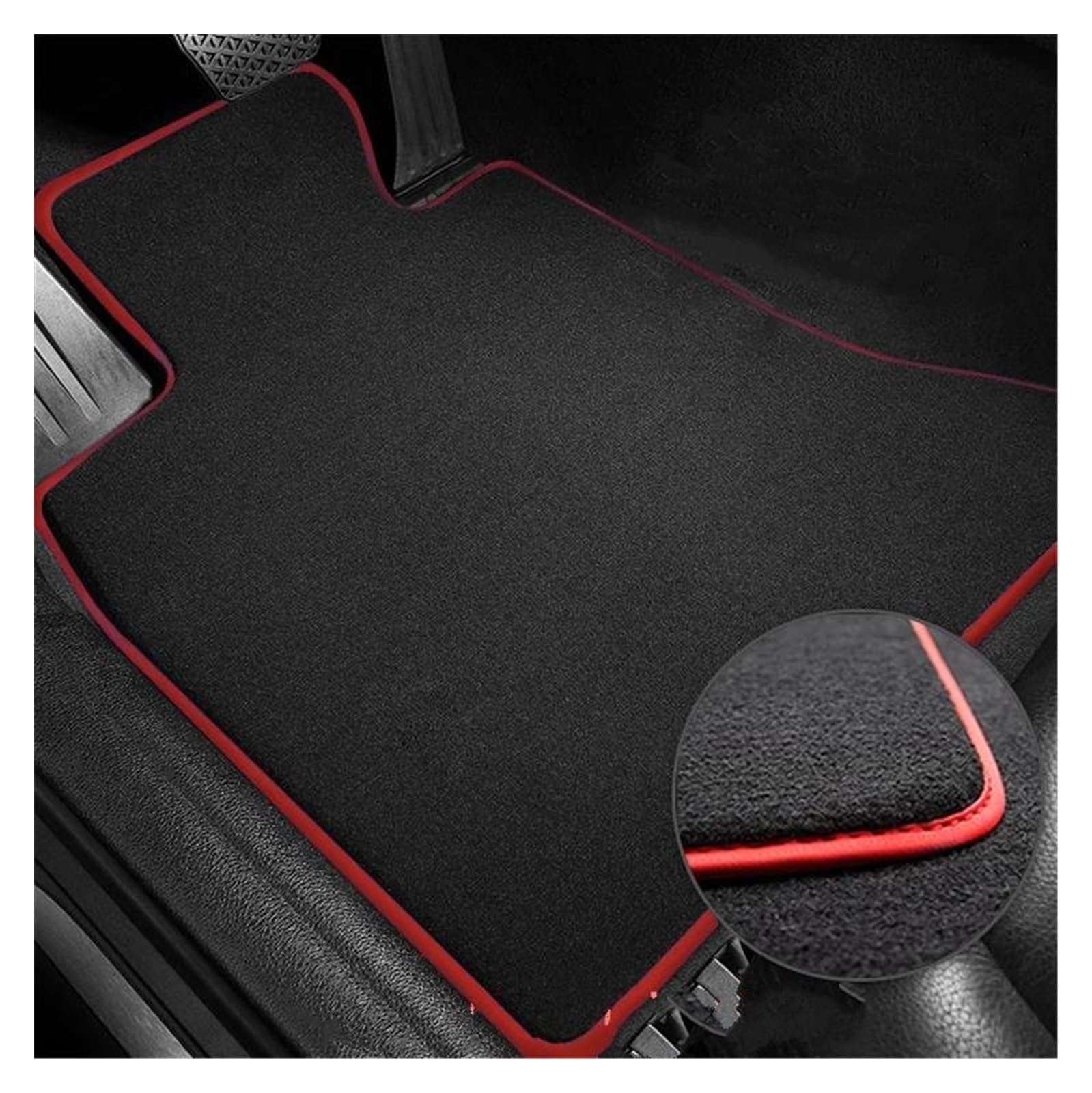 Fahrermatte Auto Fußmatten 5 Sitze Auto Fußmatten Fuß Pad Für Citroen C4 Für Picasso C4 Für Space Für Tourer 2014~2020 Fußpolster Teppiche Panel Teppiche Pad Zubehör(LHD b Flannel) von FIYFIOW