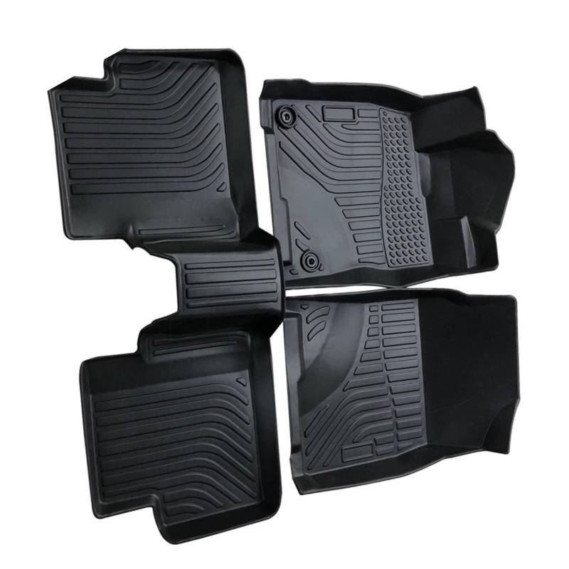 Fahrermatte Auto Fußmatten Auto-Fußmatte 5-Sitzer Für VW Für Jetta 2011 2012 2013 2014 2015 2016 2017 2018 TPE-Gummi Wasserdicht rutschfest Bodenpolster von FIYFIOW