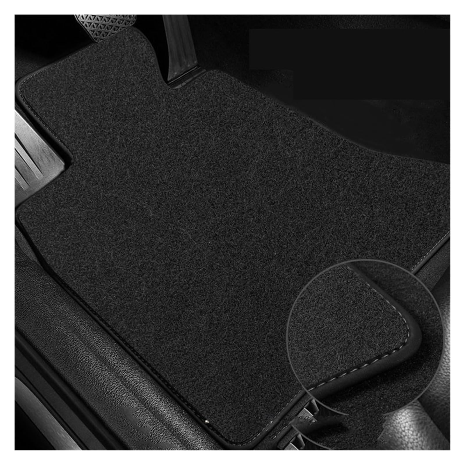 Fahrermatte Auto Fußmatten Auto-Fußmatten Für 3er E90 E91 2005 2006 2007 2008 2009 2010 2011 Schmutzabweisende Flanellteppiche Bodenteppiche Tapetes Autozubehör(RHD Polyester-c) von FIYFIOW