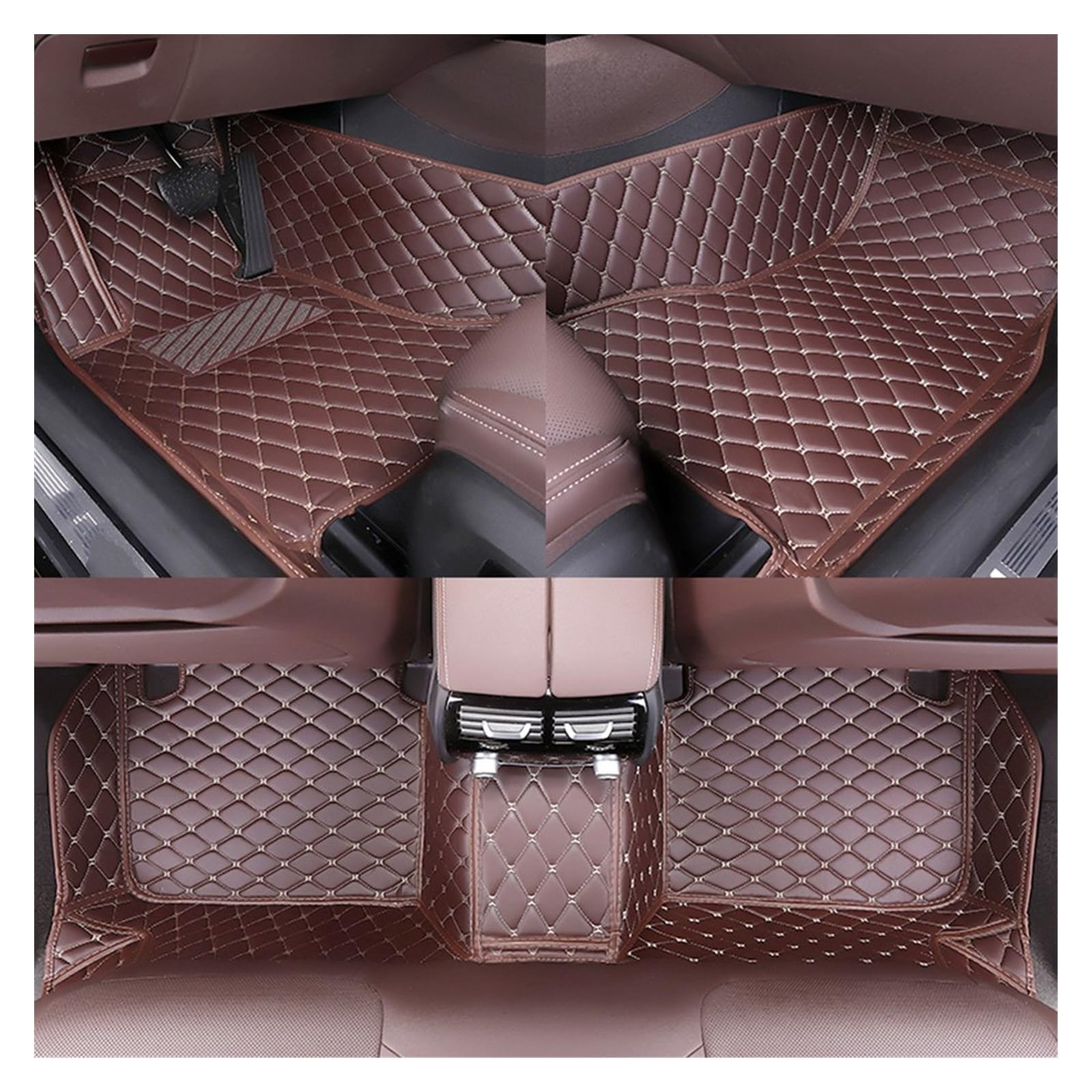 Fahrermatte Auto Fußmatten Benutzerdefinierte Auto-Fußmatten Für Nissan Für Patrol Für Primera P12 Für Murano Z51 Für Almera G15 Für Trail T31 T32 Für Qashqai J11 J10 Für Teana(Coffee) von FIYFIOW