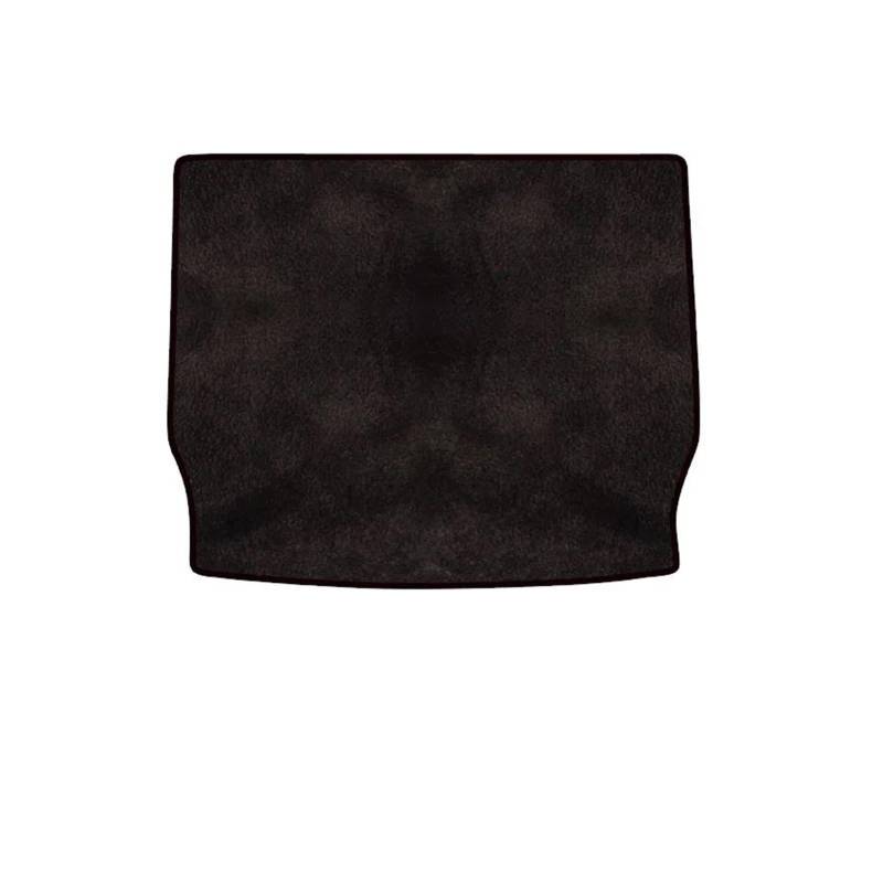 Fahrermatte Auto Fußmatten Für 1 Serie F20 2012~2019 2015 Boot Cargo-Liner Fach Stamm Gepäck Boden Teppich Pad Auto Stamm Lagerung Matte Auto Zubehör(Flannel Black) von FIYFIOW