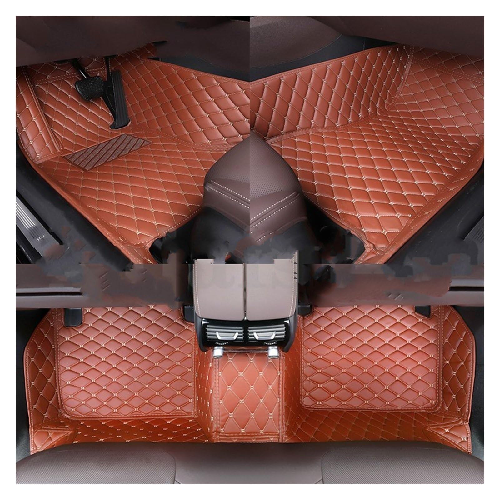 Fahrermatte Auto Fußmatten Für Accord 8 2008 2009 2010 2011 2012 2013 Alle Modell Auto Teppich Teppich Fußgängerbrücke Zubehör Styling Benutzerdefinierte Auto Fußmatten(Braun) von FIYFIOW