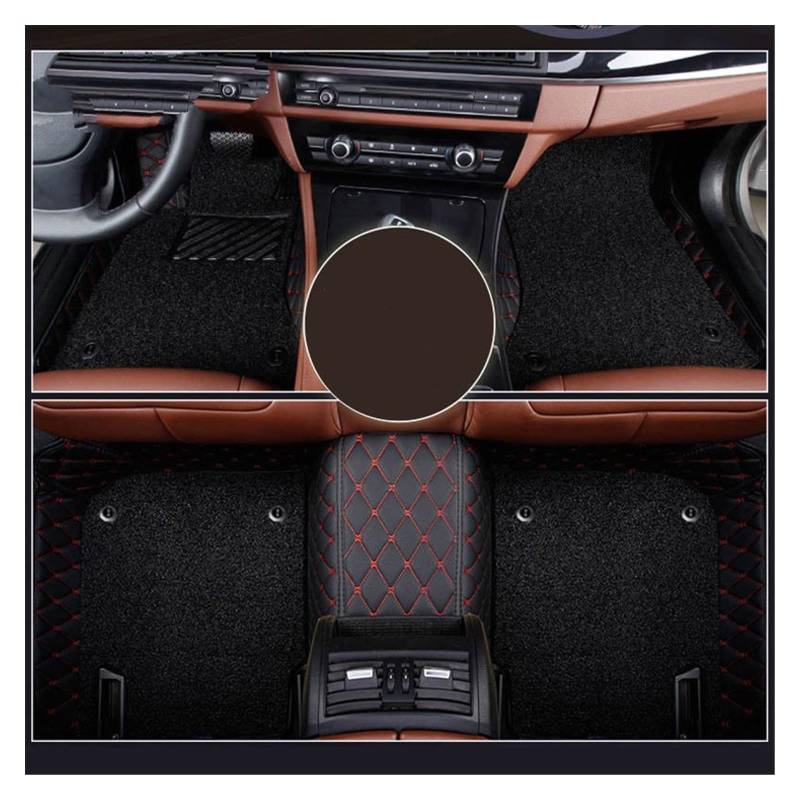 Fahrermatte Auto Fußmatten Für BYD E6 F0 F3 F6 G3 G6 M6 S1 S5 S6 Für Tang Für Song Für Yuan Für Qin Für Plus Für Pro Fuß Auto Fußmatten Auto Zubehör Teppiche(K-Double Layer) von FIYFIOW