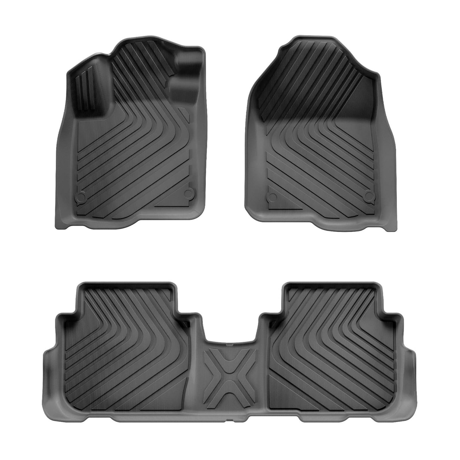 Fahrermatte Auto Fußmatten Für CR-V Für CRV 2023 2024 Auto Fußmatten Stamm Pad 3D TPE wasserdichte Schutz Auto Zubehör Links Ruder(LHD 3PCS) von FIYFIOW