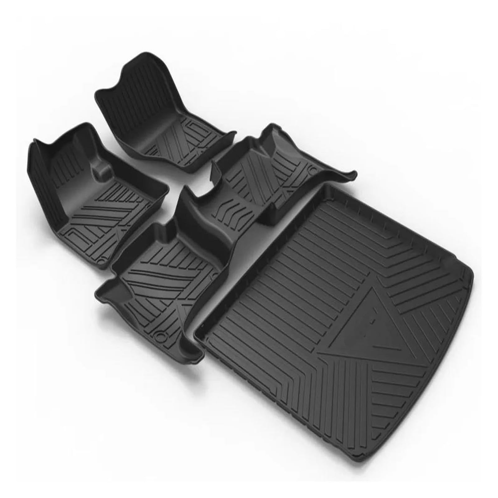 Fahrermatte Auto Fußmatten Für Cayenne 2011 2012 2013 2014 2015 2016 2017 wasserdichte Schutz Gummi Auto Pad Liner Auto Innen Zubehör TPE Auto Boden Matte(A and B) von FIYFIOW