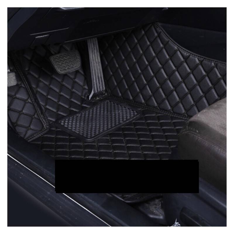 Fahrermatte Auto Fußmatten Für Chevrolet Für Cruze 2016 2015 2014 2013 2012 2011 2010 2009 2008 LHD Auto Fußmatten Custom Interior Styling Teppiche Zubehör(Front 1pcs blk Black) von FIYFIOW