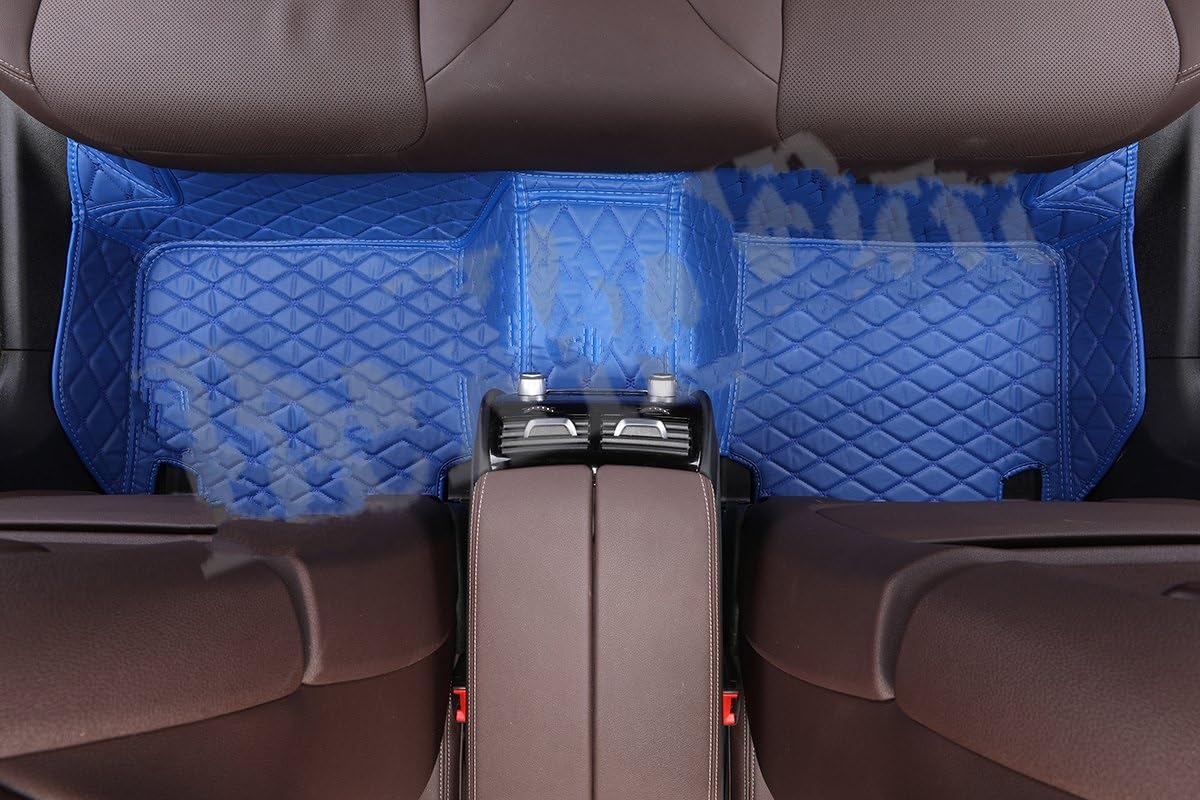 Fahrermatte Auto Fußmatten Für Ford Für Fusion Für Mondeo Alle Modelle Für Mondeo 4 Mk4 Mk5 MK3 MK6 Auto Fußmatten Alle Modelle Individuelles Zubehör(1 Blue Back) von FIYFIOW