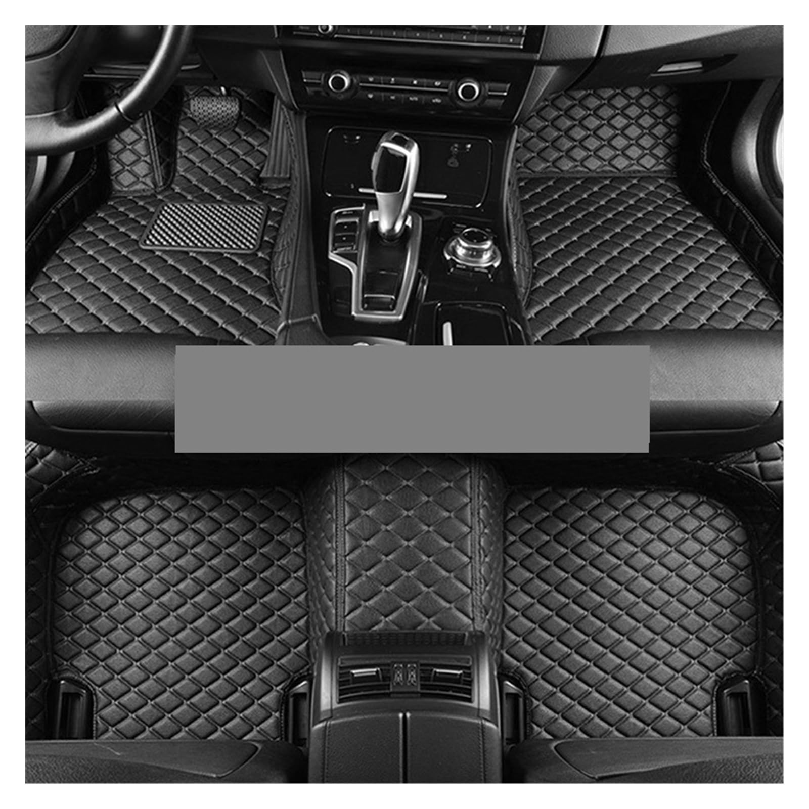 Fahrermatte Auto Fußmatten Für Ford Für Ranger 2023 2022 2021 2020 2019 2018 2017 2016 2015 2014 2013 2012 wasserdichte Auto Fußmatten Auto Innen Teppiche(LHD 3pcs blk Black) von FIYFIOW