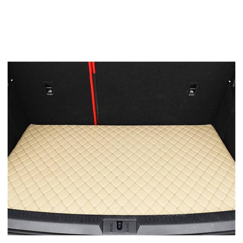 Fahrermatte Auto Fußmatten Für Jeep Für Grand Für Cherokee Für WK WK2 2011-2018 2012 2013 2014 2015 Custom Car Fußmatten Auto Fuß Pads Automobil Teppich Abdeckung(Trunk-LIGHE BEIGE) von FIYFIOW