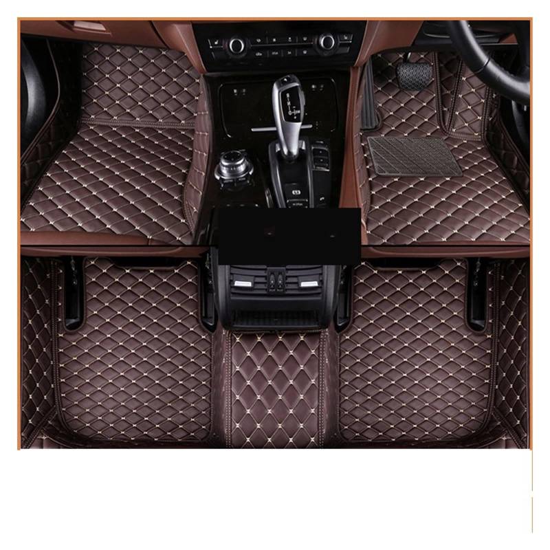 Fahrermatte Auto Fußmatten Für Kia Für Sportage Für NQ5 2023 2024 2025 Auto Fußmatten Schmutz-beständig Auto Boden Teppich Matts Tapetes Auto Zubehör(RHD Coffe) von FIYFIOW