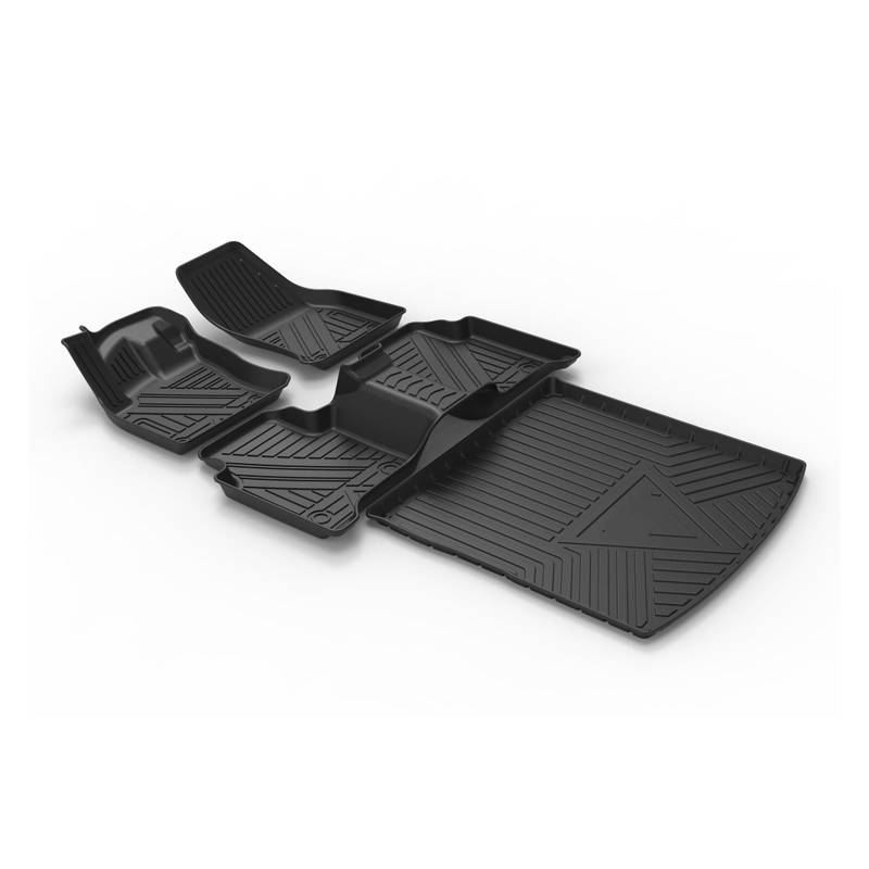 Fahrermatte Auto Fußmatten Für Kodiaq 2017 2018 2019 2020 Auto Boden Trunk Cargo Matte Zubehör Innen ECO Material Nach von FIYFIOW