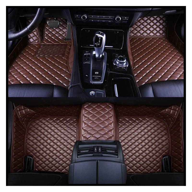 Fahrermatte Auto Fußmatten Für Land Für Rover Für Range Für Rover Für Velar 2017 2018 2019 2020 2021 2022 Auto Fußmatten Fuß Auto Zubehör Teppiche(Coffee) von FIYFIOW