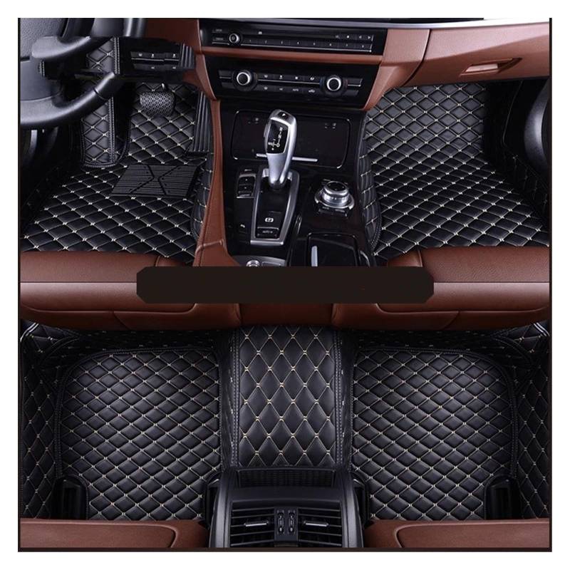 Fahrermatte Auto Fußmatten Für Lexus Für LS 500h 600h 460 400 350 Auto Fußmatten Fuß Auto Zubehör Auto Teppiche(E-Single Layer) von FIYFIOW