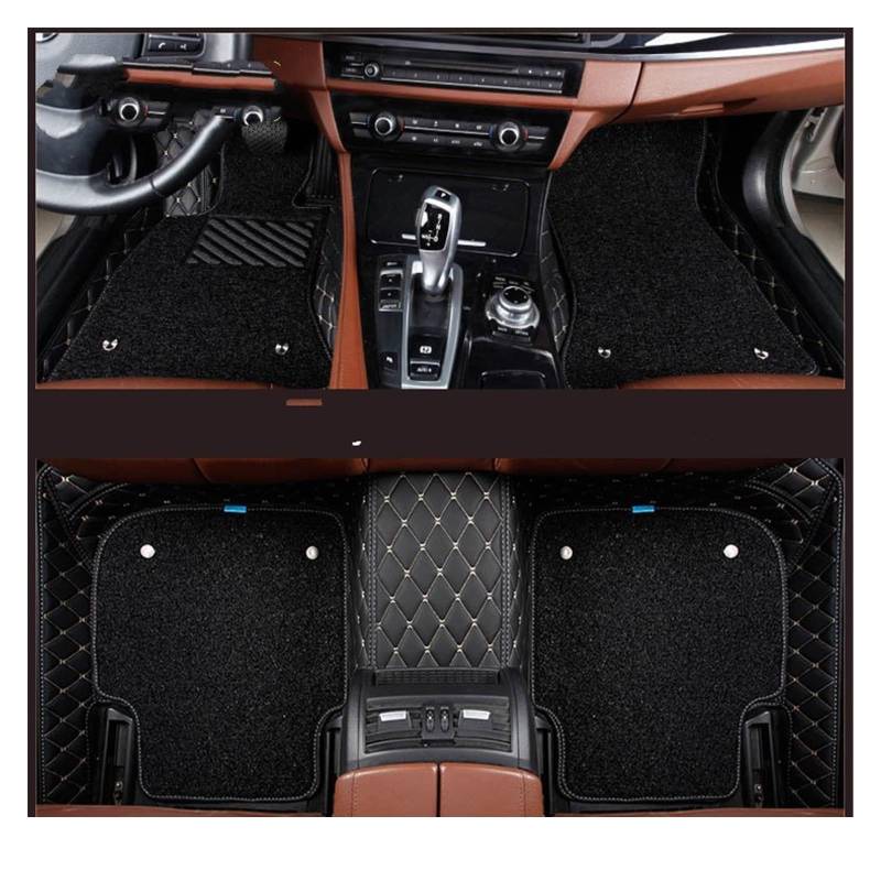 Fahrermatte Auto Fußmatten Für MG Für HS Für MG3 Für MG5 Für MG6 Für MG7 ZS Für GS Für GT Fuß Auto Fußmatten Auto Zubehör Teppiche(J-Double Layer) von FIYFIOW