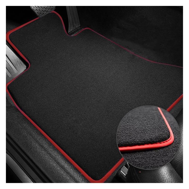 Fahrermatte Auto Fußmatten Für MG4 EV EH32 Für Mulan 2022 2023 2024 Für Mg 4 Matten Teppiche Panel Fußpolster Teppich Abdeckung Anti-Slip Fuß Pads Auto Boden Matte Zubehör(B-LHD Flannel 3pcs) von FIYFIOW