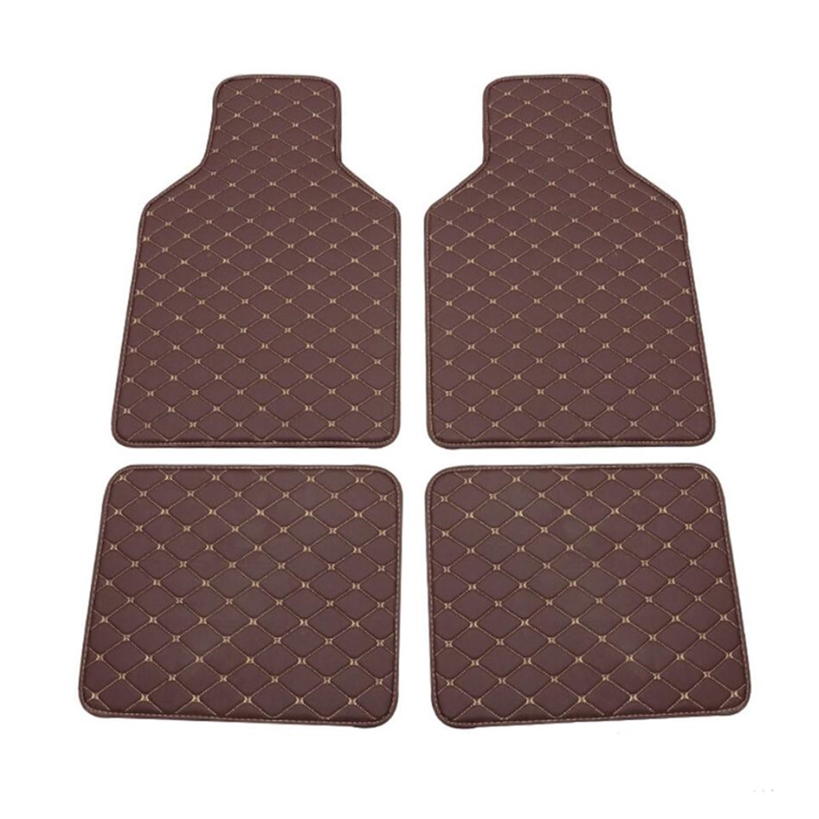Fahrermatte Auto Fußmatten Für MINI Für Cooper R50 R52 R53 R56 R57 R58 F55 F56 F57 Für Countryman R60 F60 Auto Boden Matte Auto Zubehör Styling Auto Teppich(Coffee) von FIYFIOW