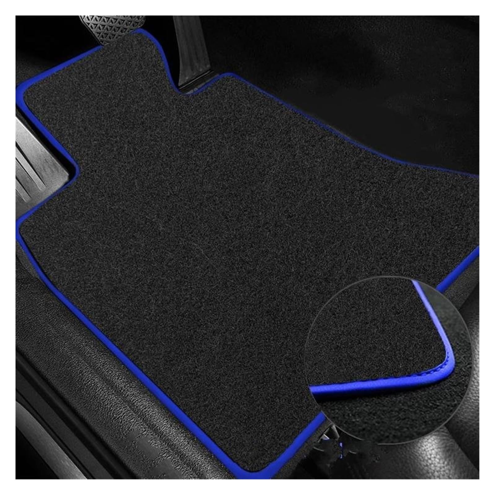 Fahrermatte Auto Fußmatten Für Mazda Für MX-5 MX5 Für Roadster Für Miata NC ND 2006~2022 Auto Fußmatten Fußpolster Teppiche Abdeckung Teppiche Panel Fuß Pads Zubehör(LHD e Polyester) von FIYFIOW