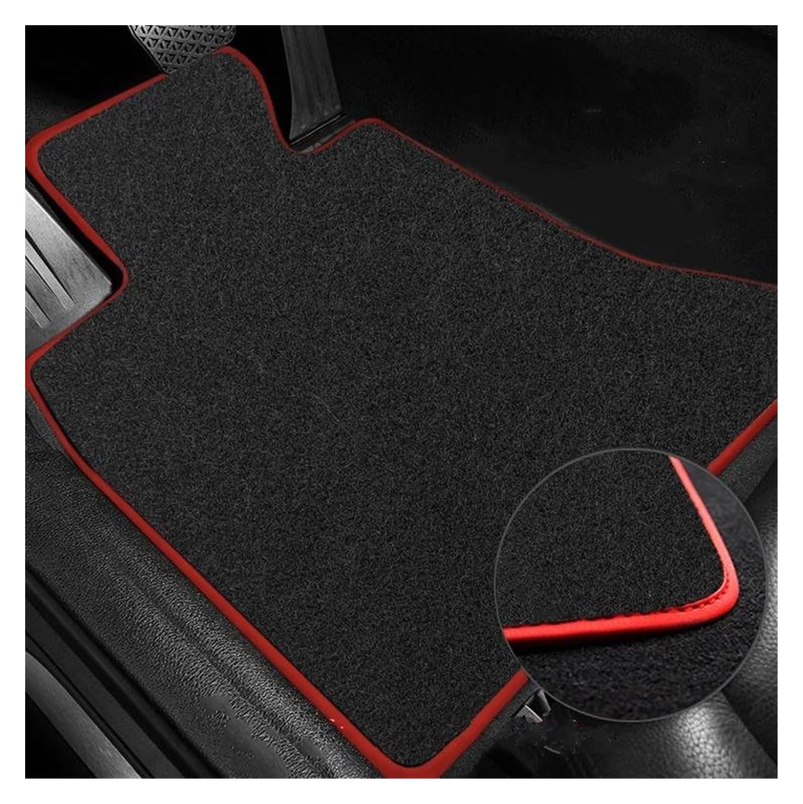 Fahrermatte Auto Fußmatten Für Mazda Für MX-5 MX5 Für Roadster Für Miata NC ND 2006~2022 Auto Fußmatten Fußpolster Teppiche Abdeckung Teppiche Panel Fuß Pads Zubehör(RHD e Polyester) von FIYFIOW