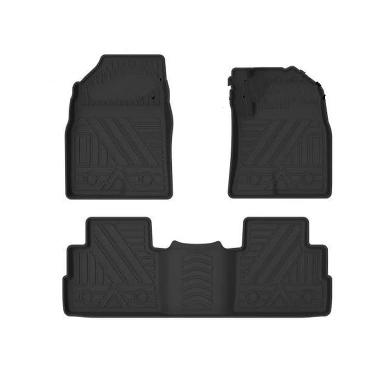 Fahrermatte Auto Fußmatten Für Neue Für HAVAL Für H6 Custom Car Alle-Wetter TPO Boden Fuß Matte Stamm Matte Vollen Satz Trim wasserdichte Boden Matte(3th LHD 2WD mat) von FIYFIOW