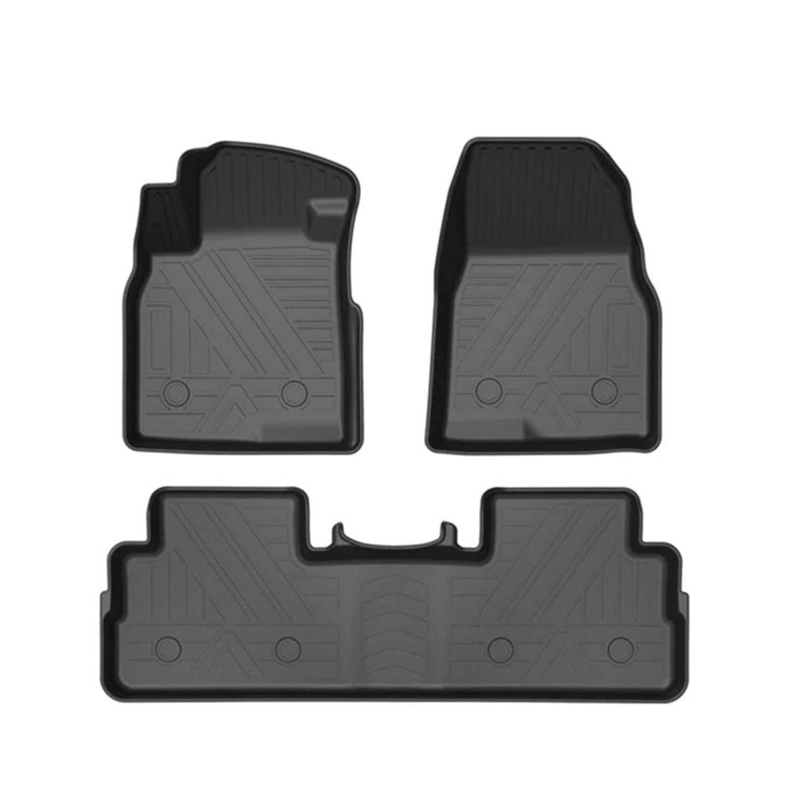 Fahrermatte Auto Fußmatten Für Neue Für HAVAL Für H6 Custom Car Alle-Wetter TPO Boden Fuß Matte Stamm Matte Vollen Satz Trim wasserdichte Boden Matte(4WD LHD mat) von FIYFIOW