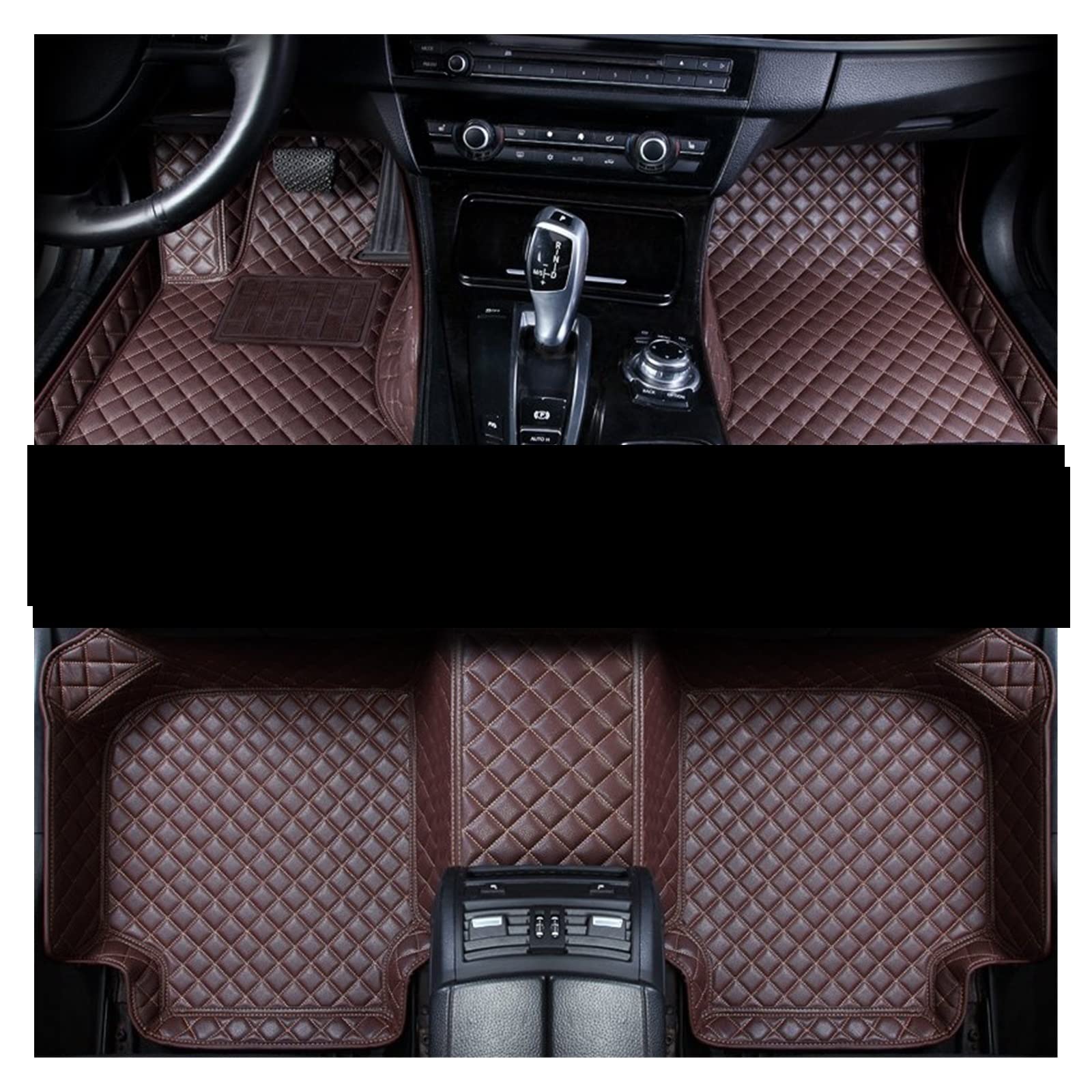 Fahrermatte Auto Fußmatten Für Peugeot 207 2008 208 308 3008 307 Für Cc Für Sw 206 407 Für Rcz 508 301 5008 Auto Zubehör Auto Boden Matte(Coffee) von FIYFIOW