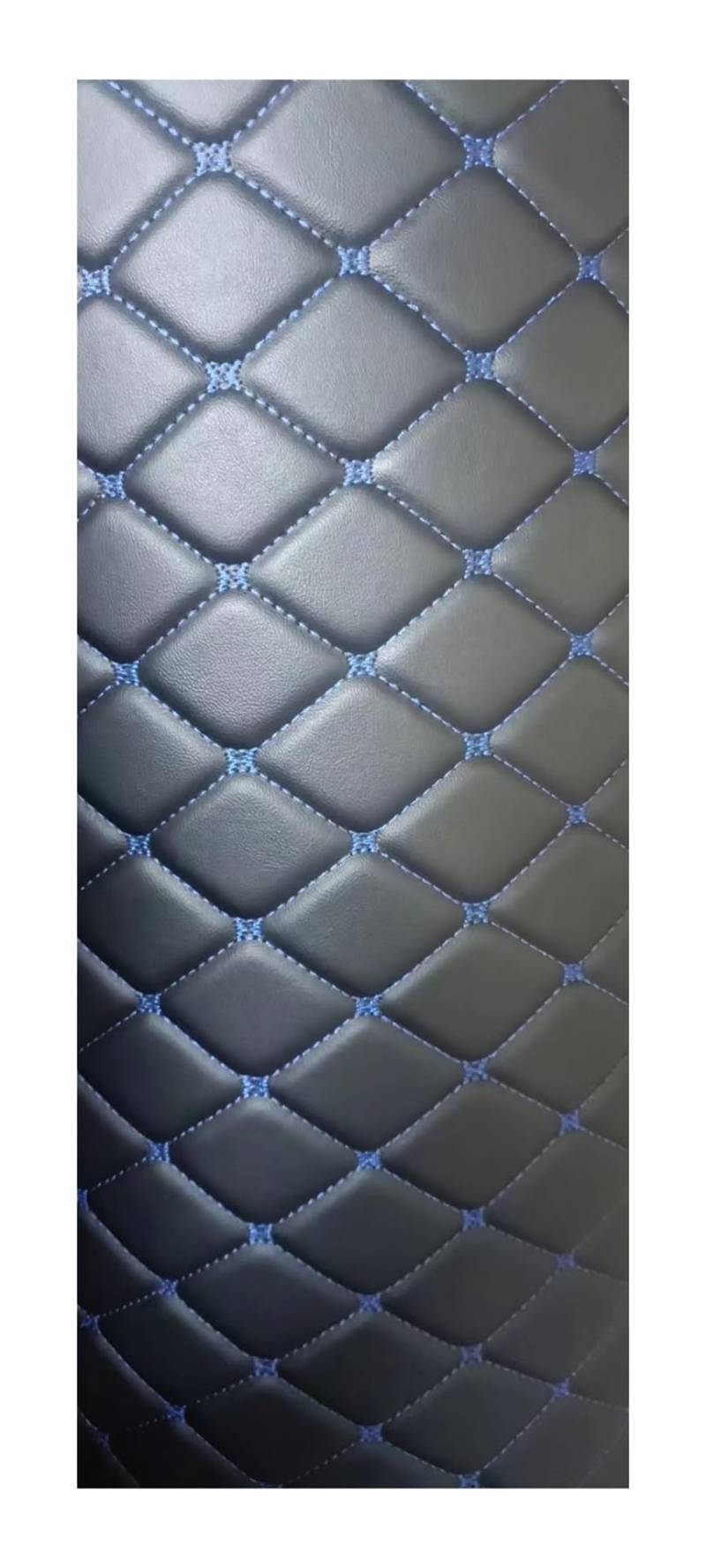 Fahrermatte Auto Fußmatten Für Rio Auto Boden Matte Für Kia Für Picanto Für Ceed Für Stonic Für Carens Für Soul Für Seltos Fuß Pad Teppich Auto Zubehör(Black-Blue) von FIYFIOW